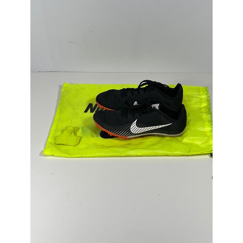 Nike Zoom Rival M 9 Black White Track Field Spikes AH1020-007 Mens 4.5 Womens 6